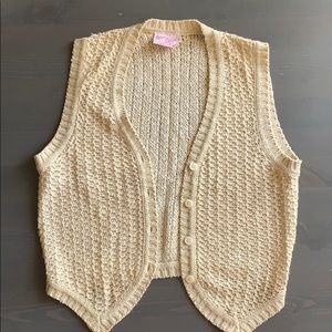 vintage evan picone knit sweater vest